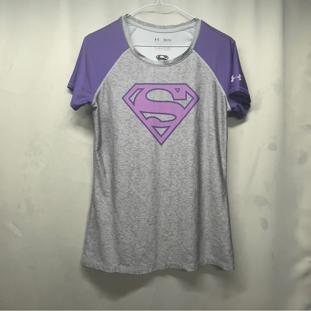 Under armour superhero shirt